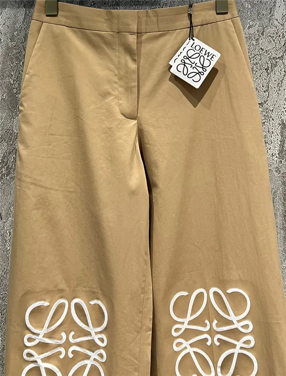 Loewe Khaki Casual Pants